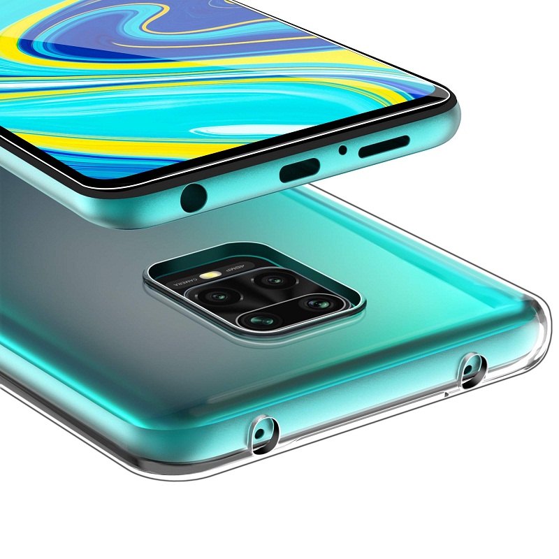 Ốp lưng silicon dẻo trong suốt mỏng 0.6mm cho Poco M2 Pro / Redmi Note 10 Lite hiệu Ultra Thin độ trong tuyệt đối chống trầy xước - Hàng nhập khẩu