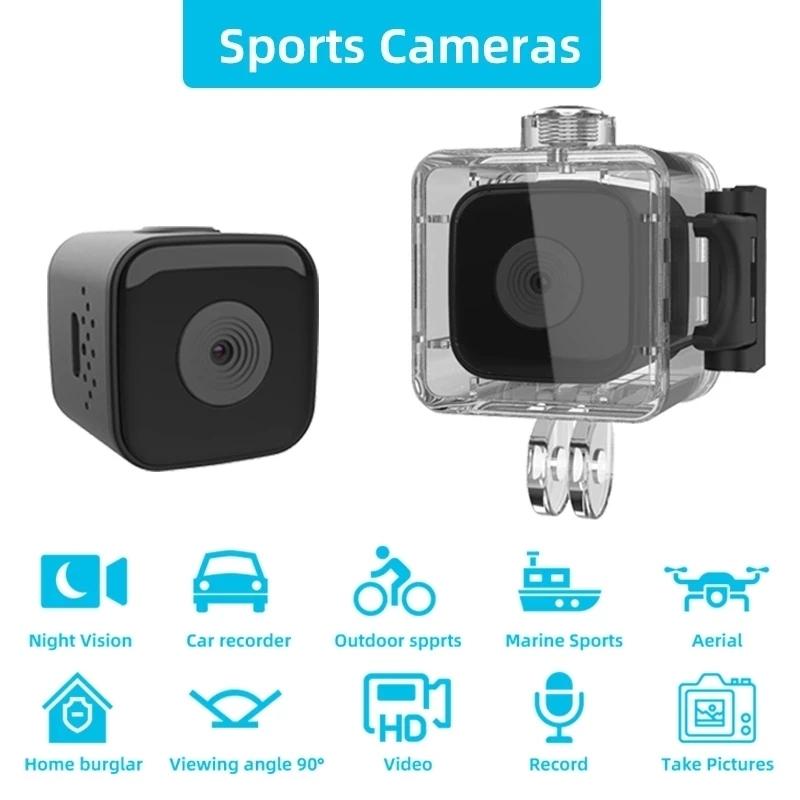 Camera Hành Động Mini Chống Nước Ultra HD Thông Minh 1080P Quay Video Thể Thao Lặn Máy Quay Chống Nước 30M Cho Máy Ảnh