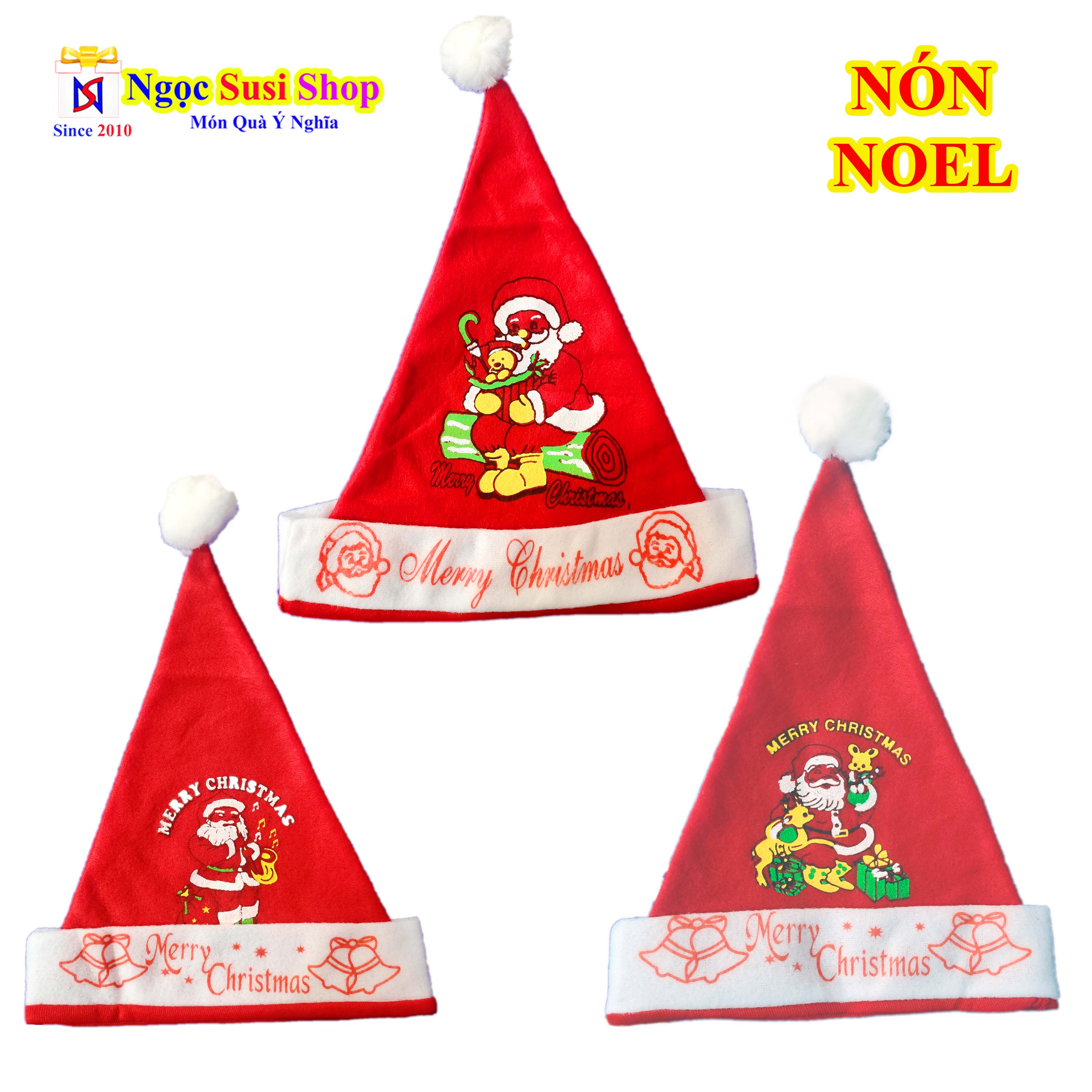 BỘ ĐỒ ÔNG GIÀ NOEL CHO BÉ - VẢI NỈ