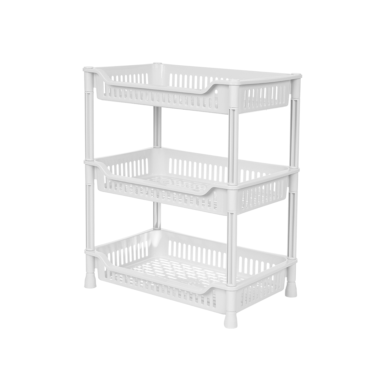 Kệ chữ nhật 3 Tầng , Kệ nhựa đựng đồ đa năng , kệ lắp ráp 3 tầng Việt Nhật 5538-5539 - Hàng chính hãng ( Giao màu ngẫu nhiên)