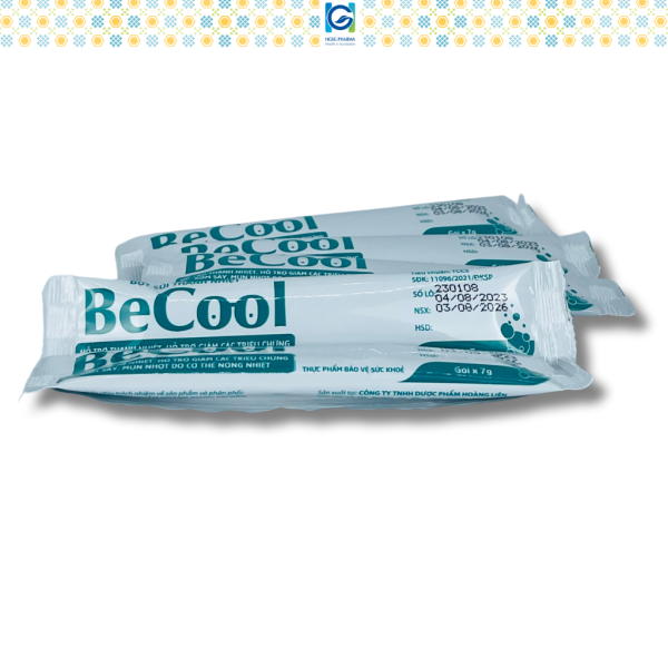 BỘT SỦI THANH NHIỆT BE COOL (Hộp 20 gói x 7g)