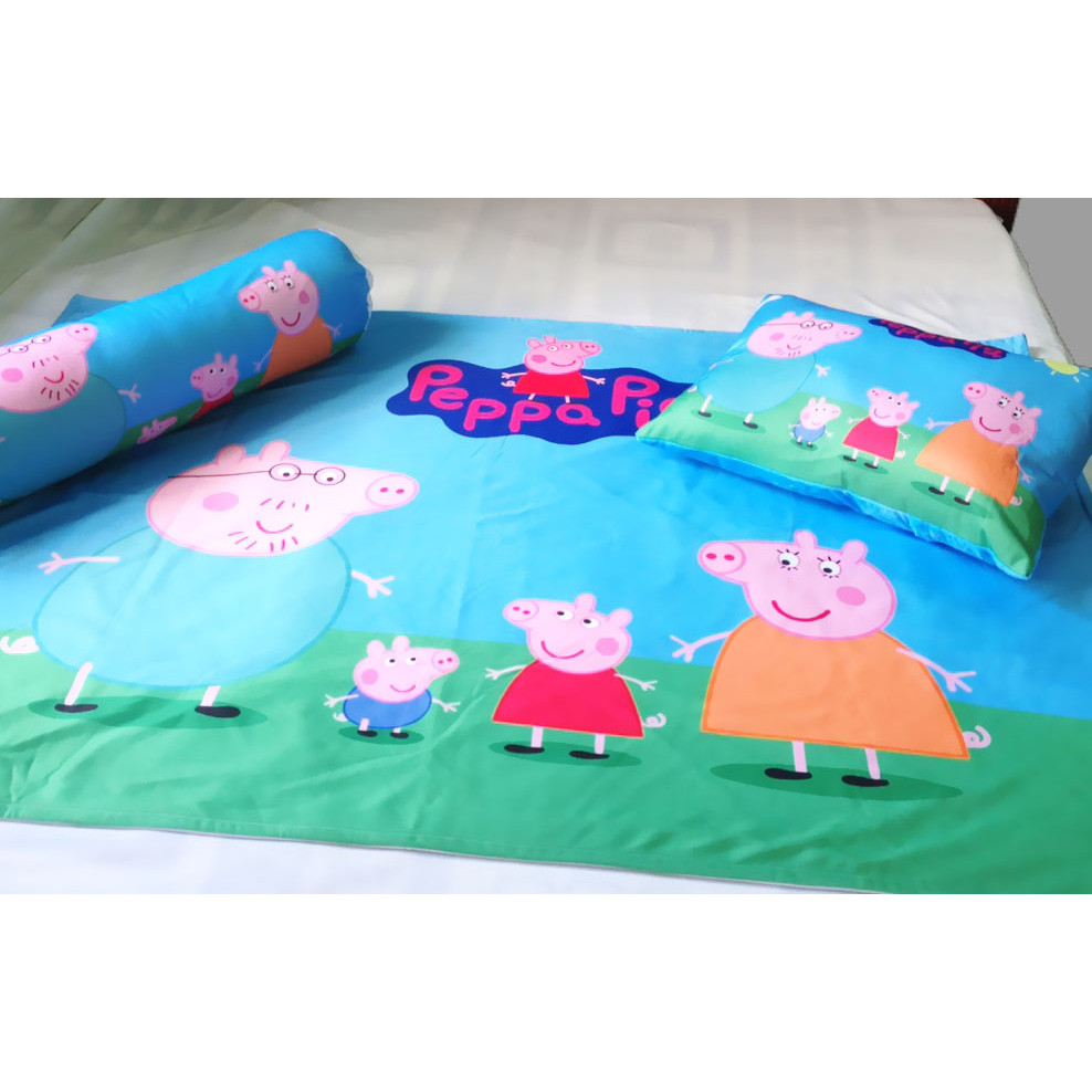 Bộ chăn gối hình Heo Peppa cho bé 3-5 tuổi