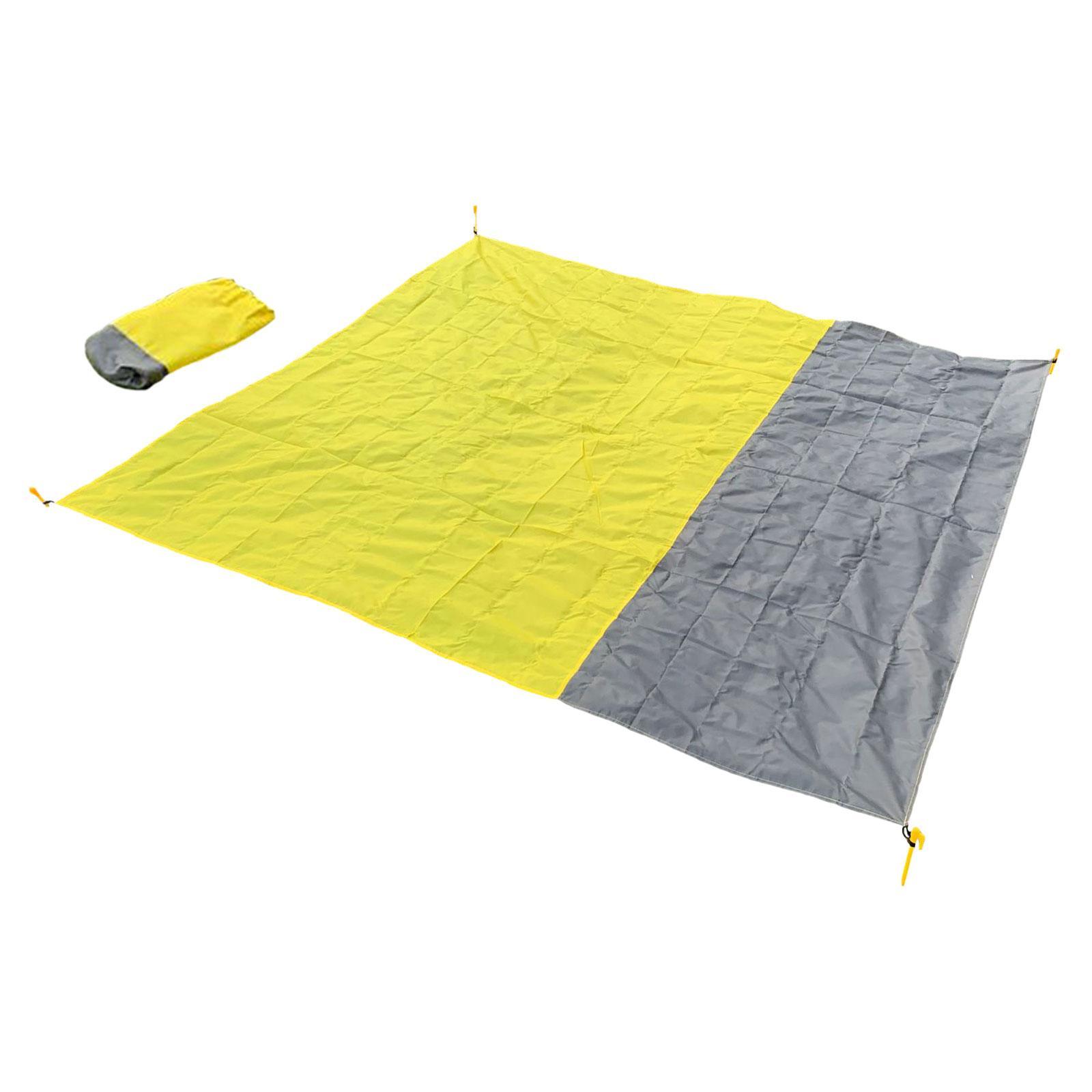 Picnic Blanket Beach Mat Portable Foldable with Storage Bag Outdoor Mat Accessories Camping Mat for Hiking Playground