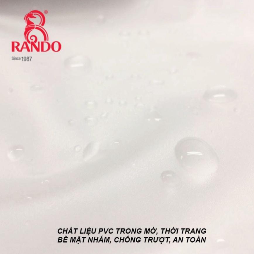 BỘ QUẦN ÁO ĐI MƯA Phản Quang Nhựa Trong Suốt, Dành Cho Đi Phượt Thời Trang, RANDO Chính Hãng Cao Cấp, Không Thấm Nước