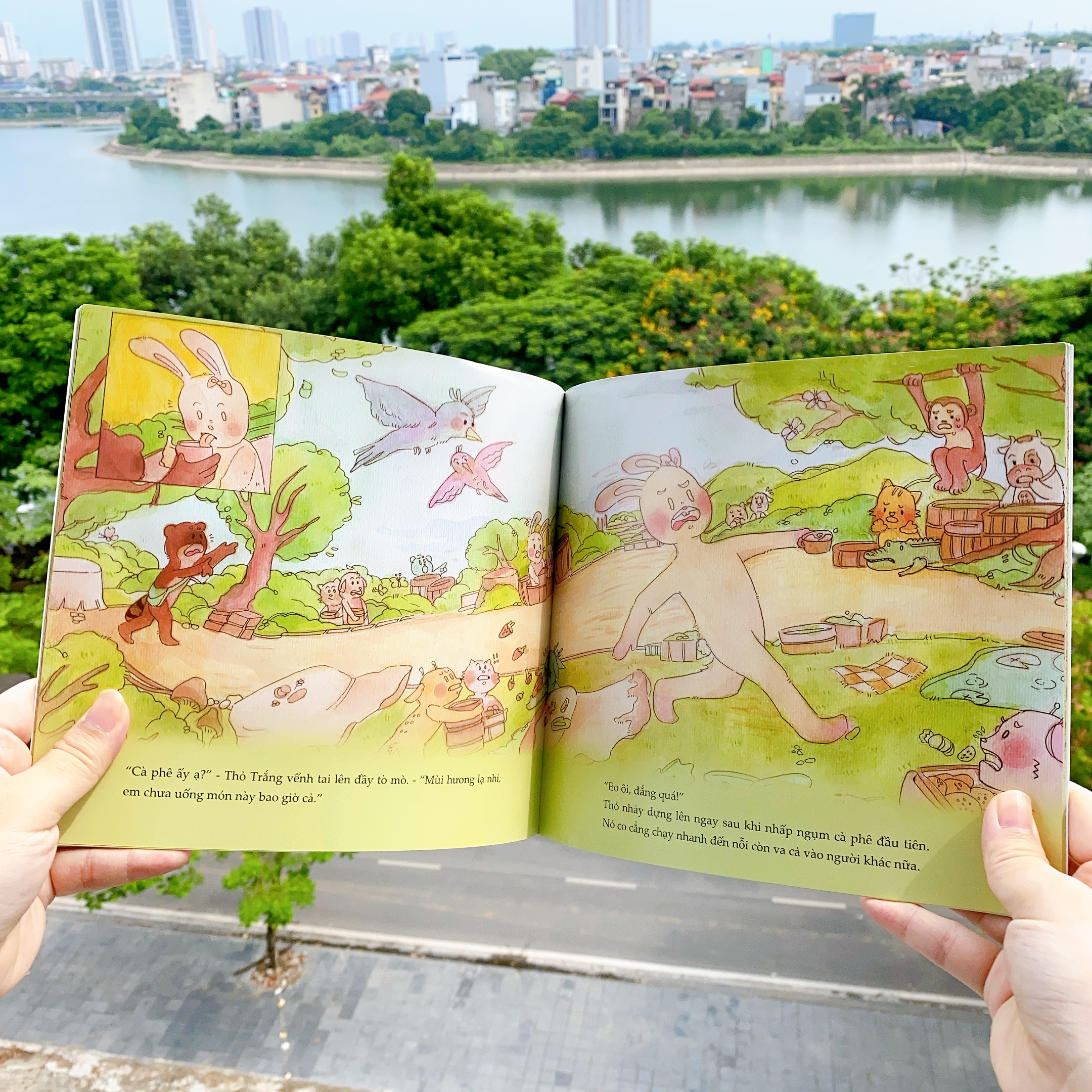 Ehon - Phát triển tư duy - Mật Ong và Cà Phê - cho bé 3-6 tuổi