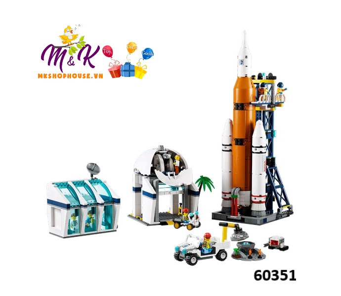 LEGO CITY Trạm Phóng Tên Lửa NASA 60351