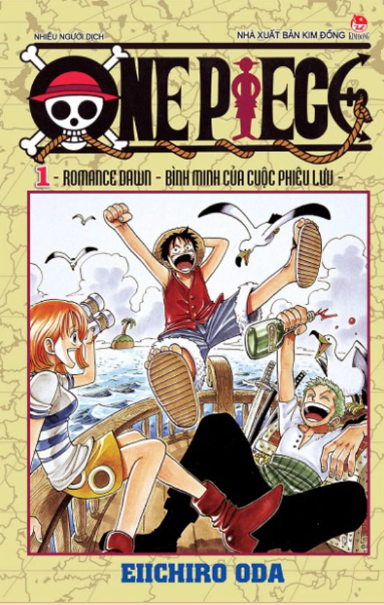 One Piece - Tập 1 - Bìa rời