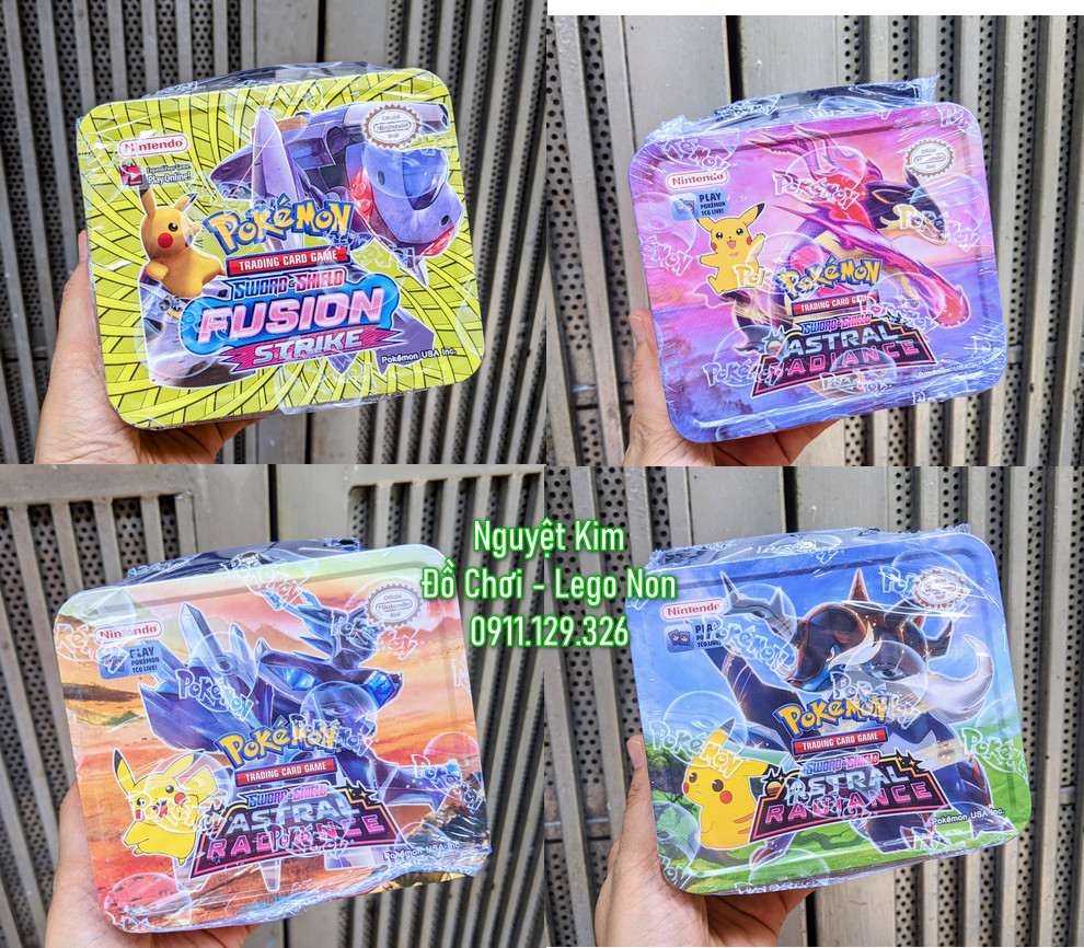 Bài Pokemon hộp sắt