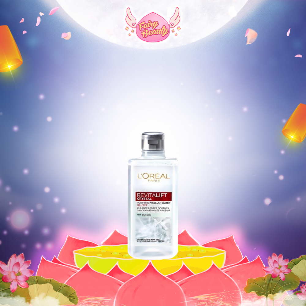 Nước Tẩy Trang Làm Sạch Chuyên Sâu Cho Da Dầu L'OREAL Revitalift Purifying Micellar Water 400/95/30ml