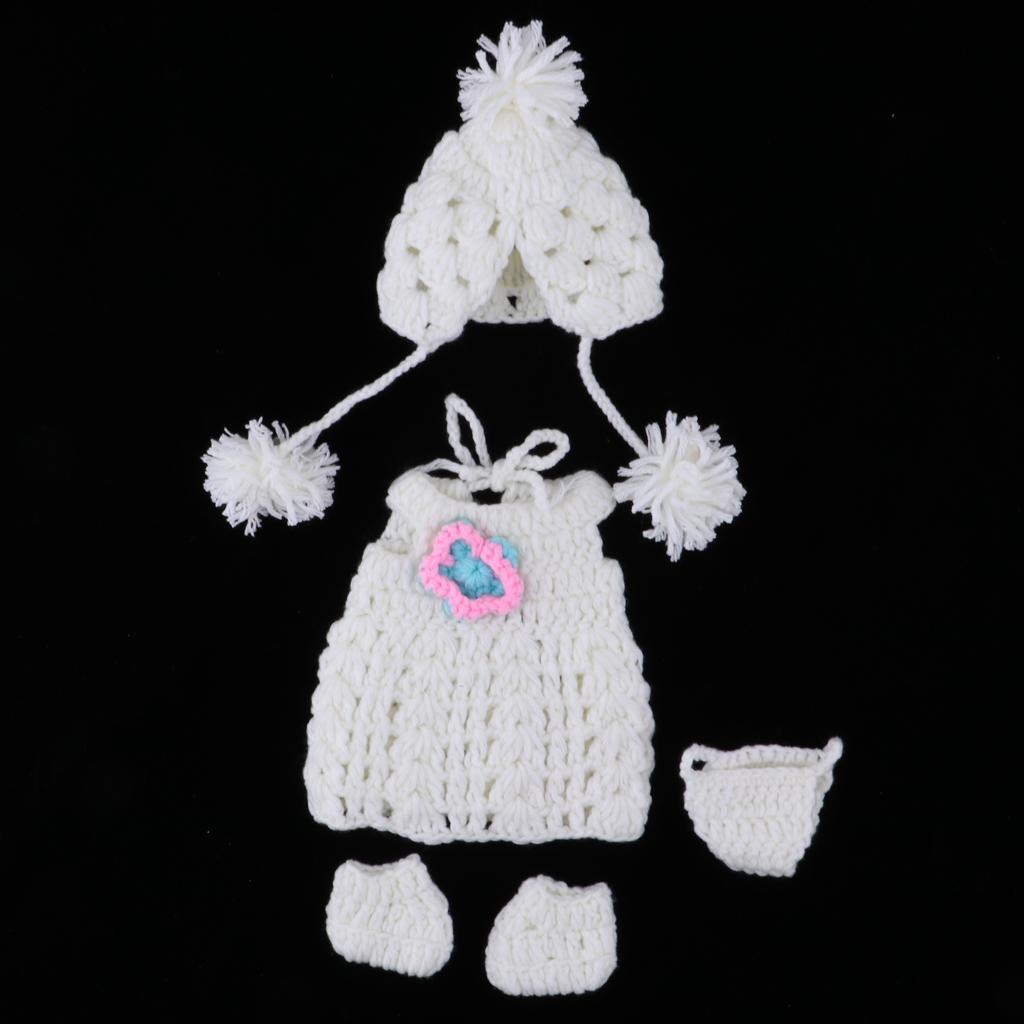 Adorable Reborn Doll Knitted Dress for 30cm Baby Doll Accessories