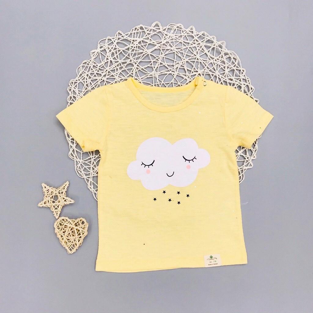 Áo Thun Bé Gái, Size 1-5, Hàng Made In Vn, Chất Cotton Xuất Dư Đẹp, Bấm Khuy Cổ, Màu Sắc Xinh Yêu