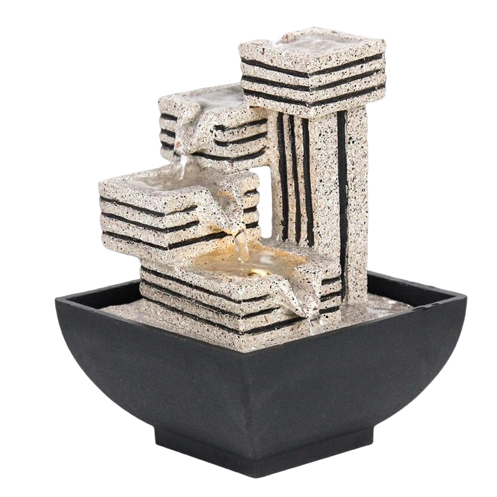 Indoor Water Fountain Waterfall Fountains Tabletop Fountain for Ornaments