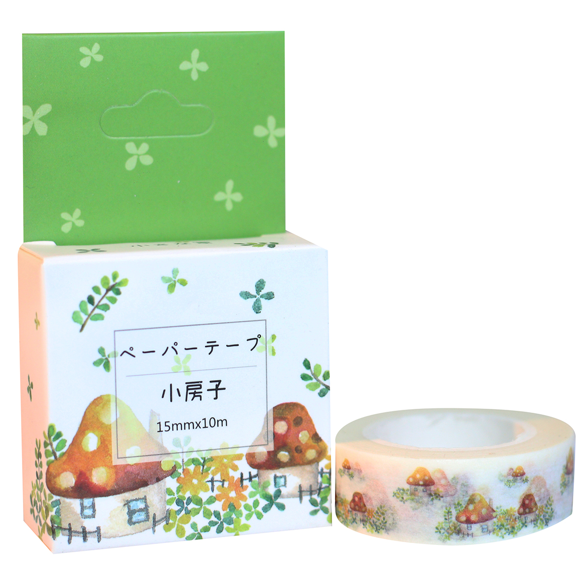 Băng Keo Giấy Trang Trí Masking Tape - Ngôi Nhà Nấm