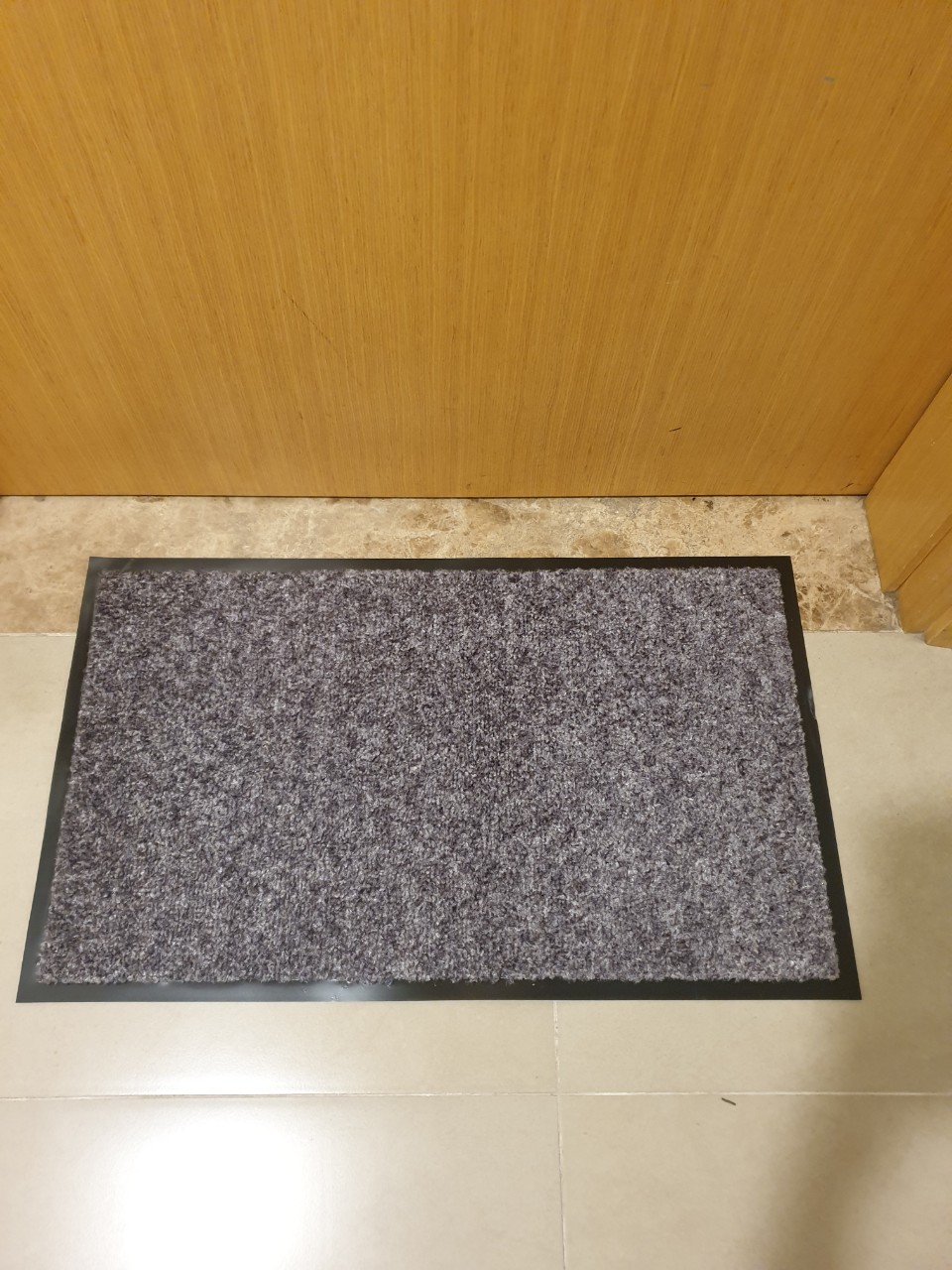 Thảm Welcome cao cấp kích thước 60x90CM CONDOR Đế cao su chống trượt DOORMAT Xám lông chuột