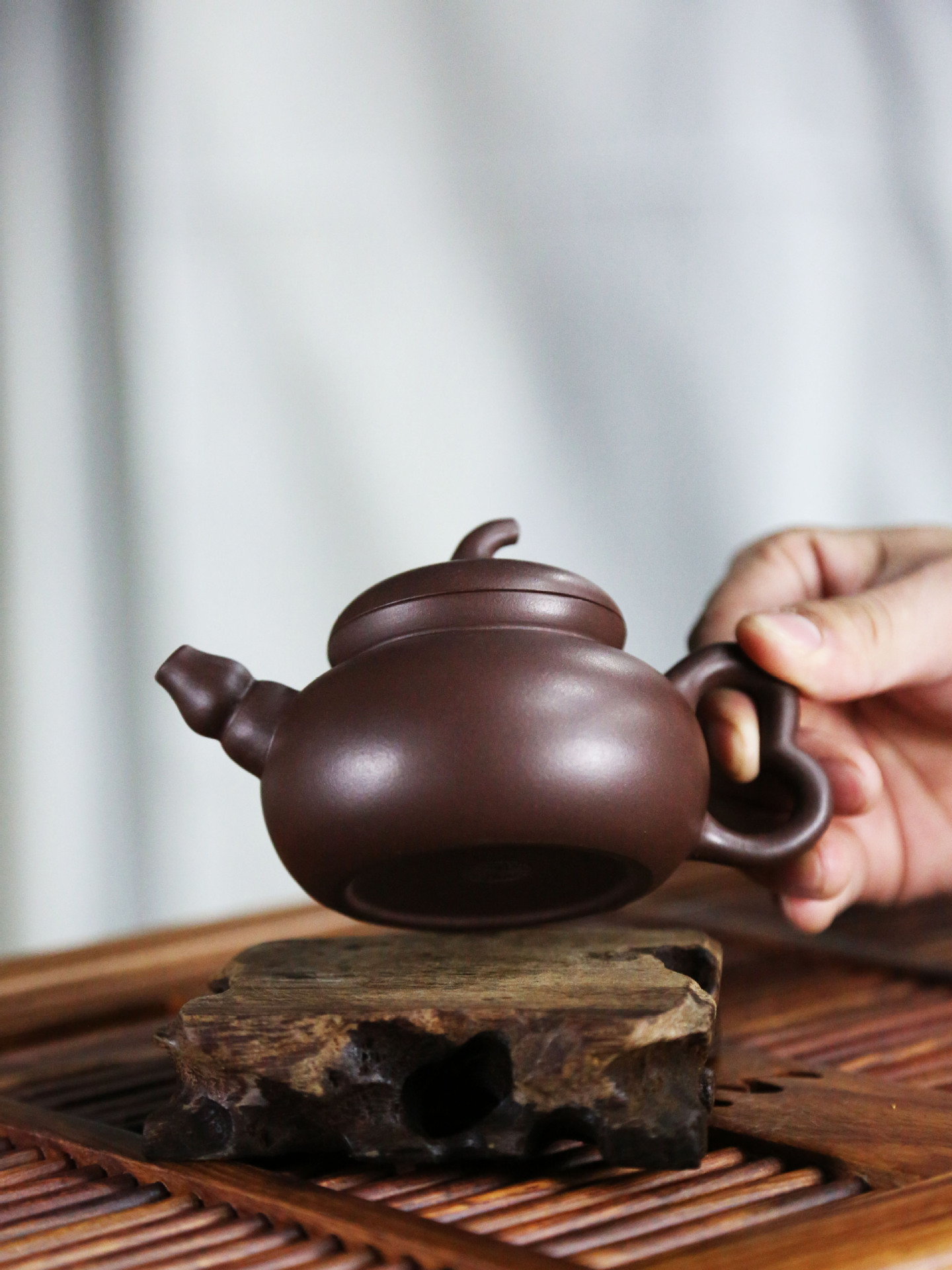 Ấm Tử Sa Nghi Hưng Hồ Lô 180 ml