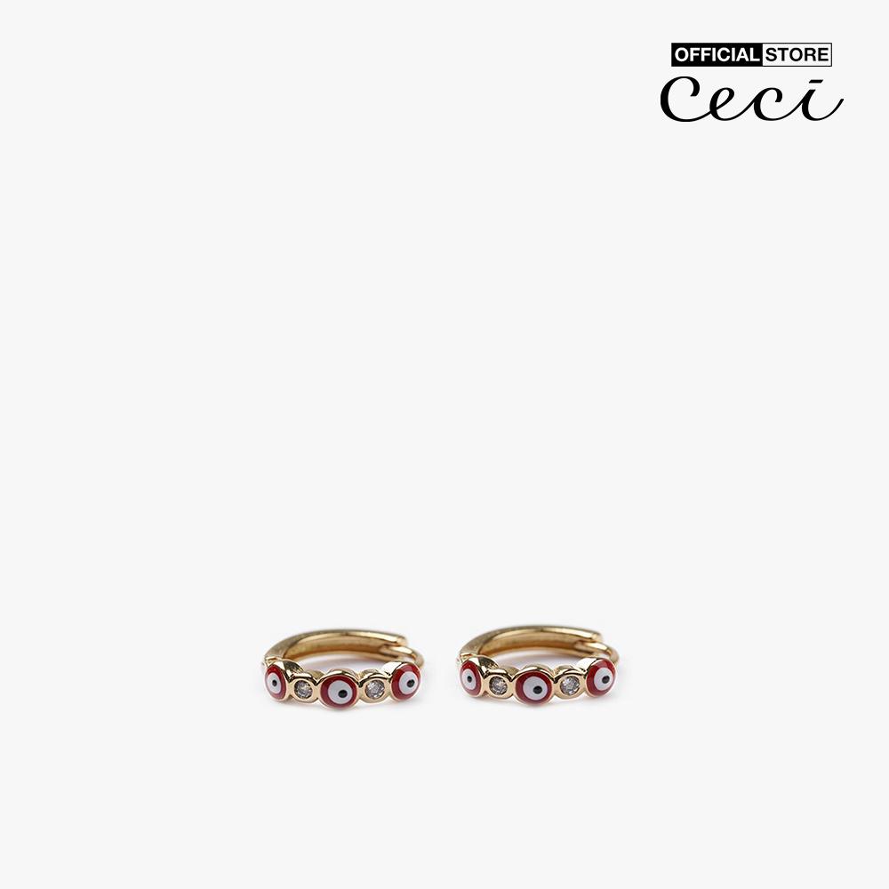 CECI - Khuyên tai nữ khoen tròn thiết kế trẻ trung CC1-07000137-08