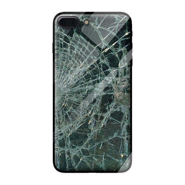 Ốp lưng kính cường lực cho iPhone 8 Plus VÒNG TRÒN 6 - Hàng chính hãng