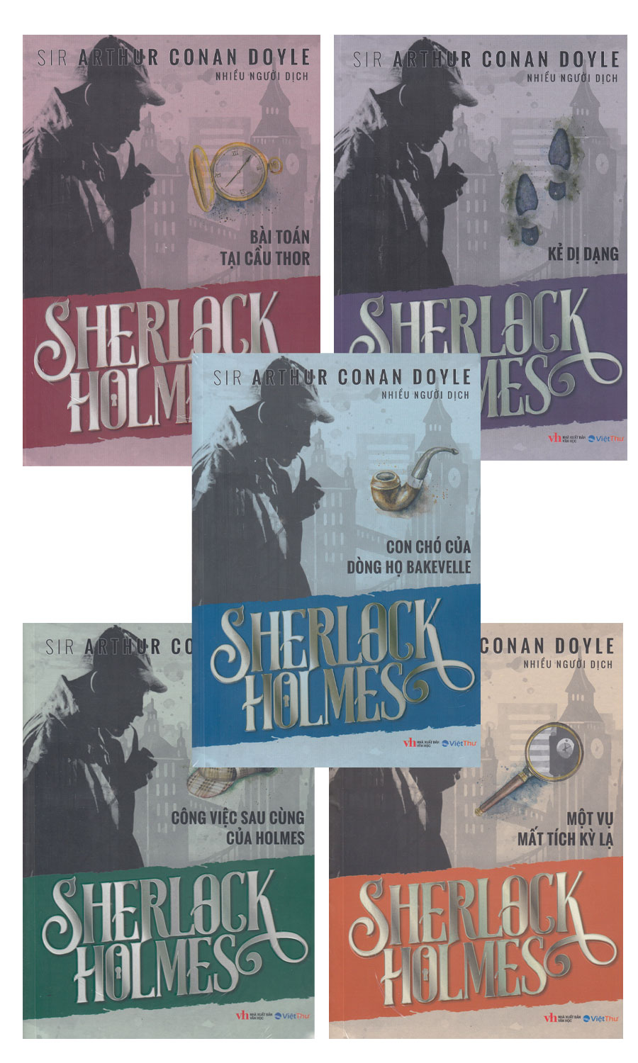 COMBO SHERLOCK HOLMES (BỘ 5 CUỐN)_VT