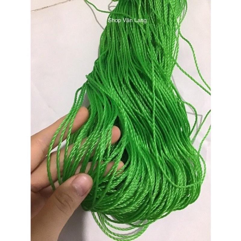 Lưới giàn leo - lưới cước định vị trồng cây dây leo khổ rộng 2 mét cho cây bầu, mướp, dưa leo...