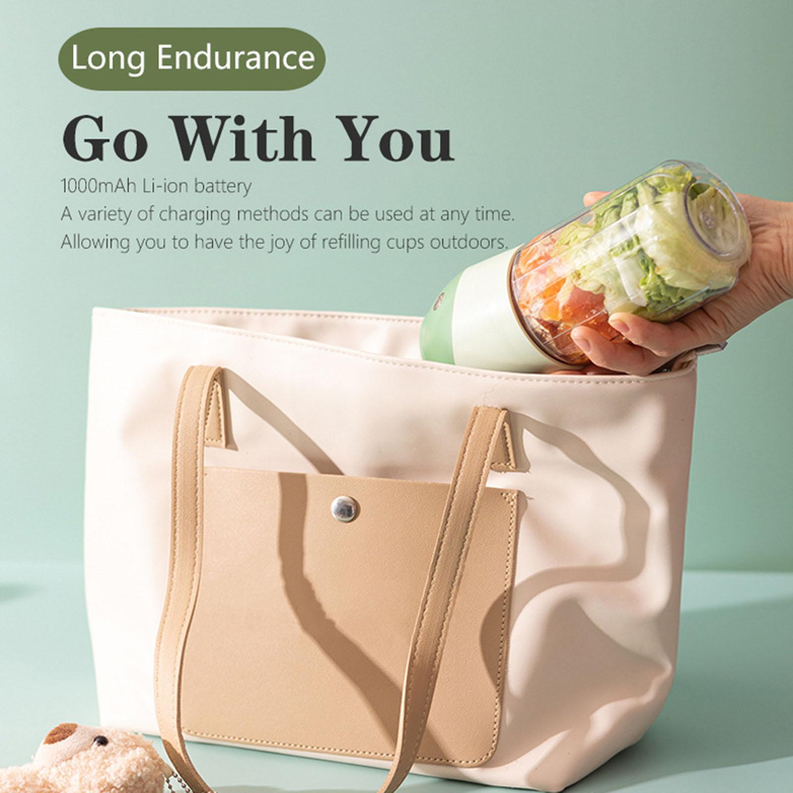 Multifunctional Electric Juicer Cup USB Rechargeable for Office Making Juice