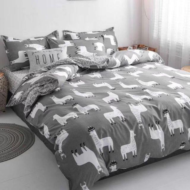 Bộ Cotton poly Cừu Trắng