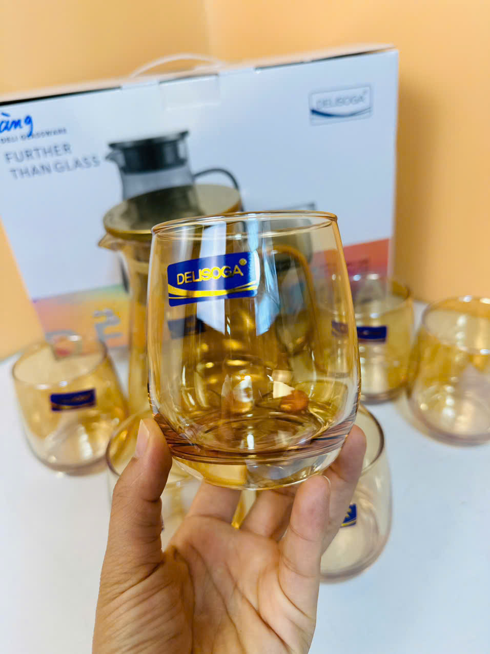 Bộ Cốc Bình Gosu GPH32 Chất Liệu Thủy Tinh Cao Cấp An Toàn Chịu Nhiệt Tốt