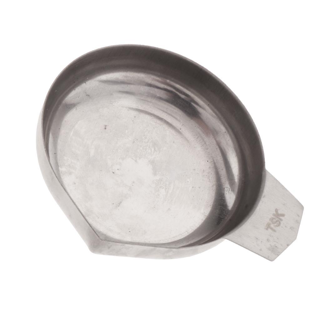 Stainless Steel Weighing Cup Gem Scale Pan Holder Dish Bowl Jewelry Tool