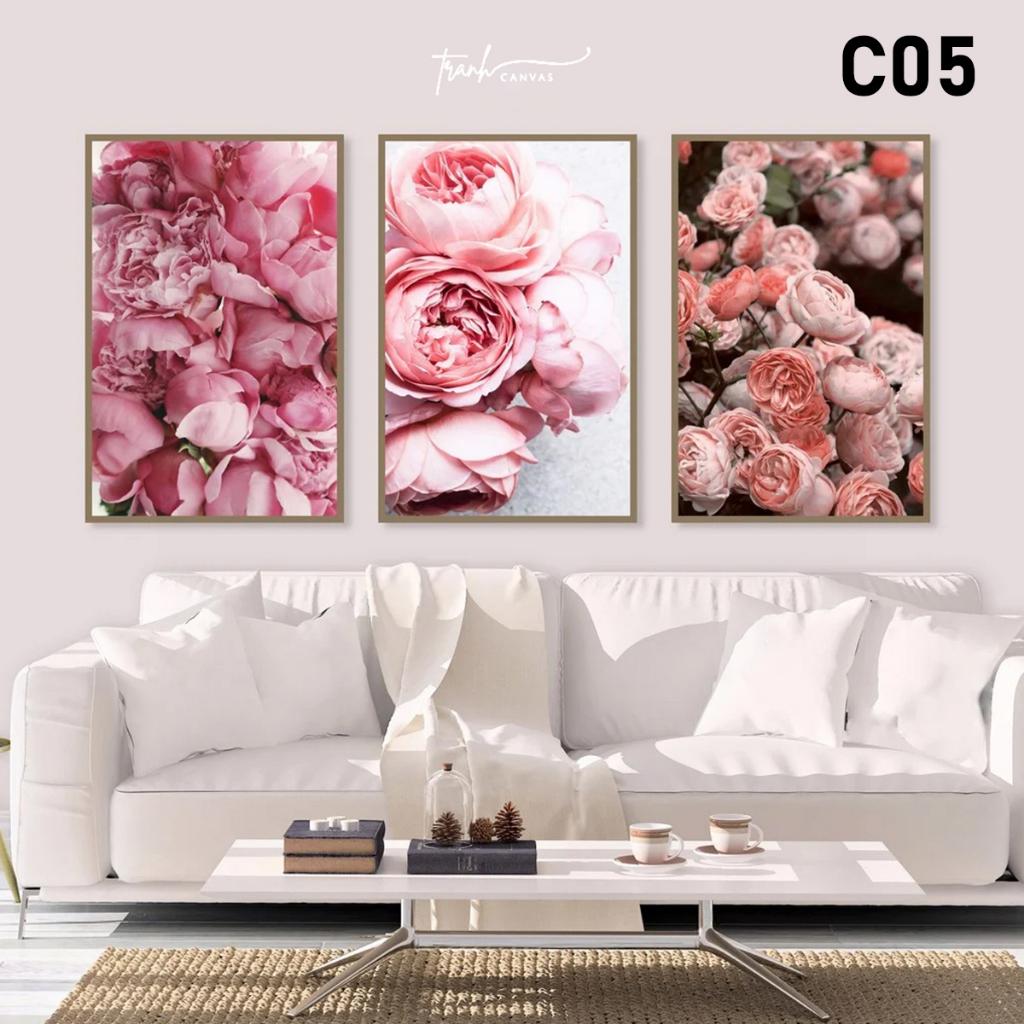 Bộ 3 tranh decor khung composite,tranh trang trí đa dạng mẫu mã