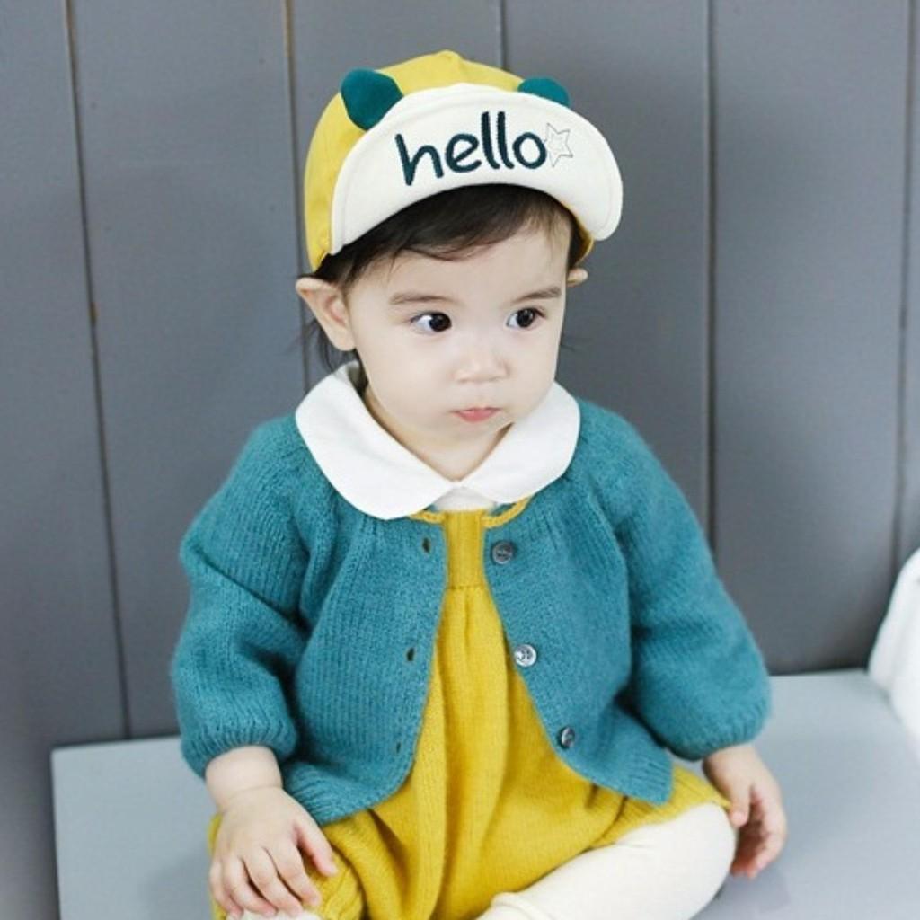 Mũ lưỡi trai hello bé trai- bé gái
