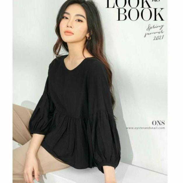Áo kiểu nữ dáng baby doll tay lỡ