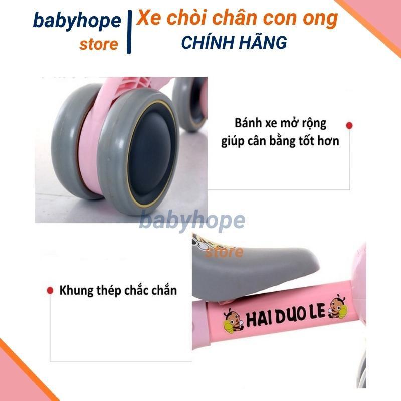 Xe chòi chân cho bé 1 2 tuổi con ong có nhạc đèn mẫu hot nhất 2021