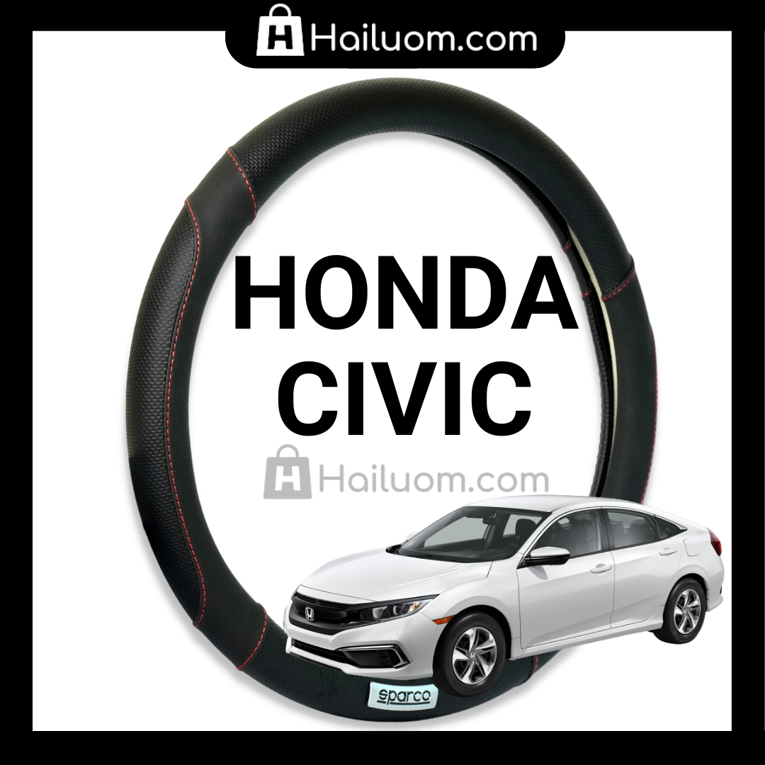 Bọc Vô Lăng ô tô HONDA CIVIC | Bọc Vô Lăng cao cấp Sparco Italy