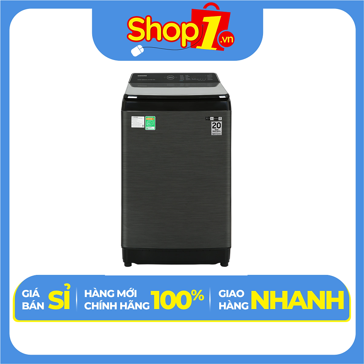 Máy Giặt Samsung Inverter 14 kg WA14CG5886BV/SV - Hàng Chính Hãng - Chỉ Giao Hà Nội