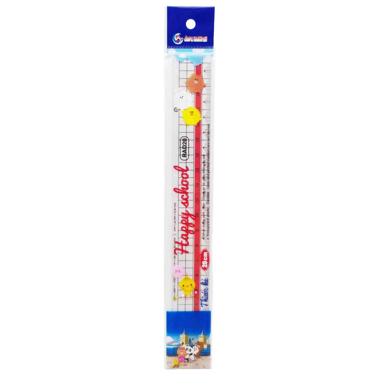 Thước Kẻ 20 cm - Ánh Dương RAD20