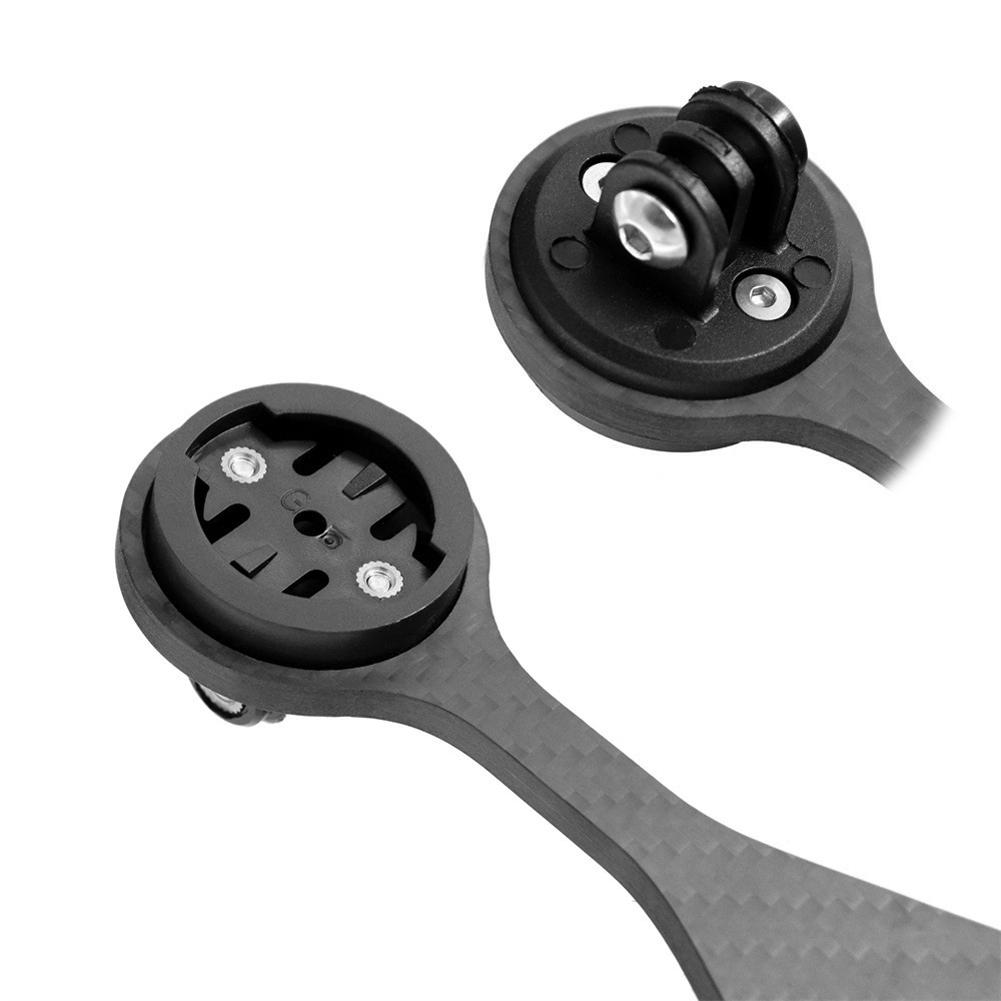Máy tính xe đạp Gắn ra phía trước Giá đỡ đồng hồ tốc độ bằng sợi carbon cho xe đạp leo núi Tay lái xe đạp đường bộ
