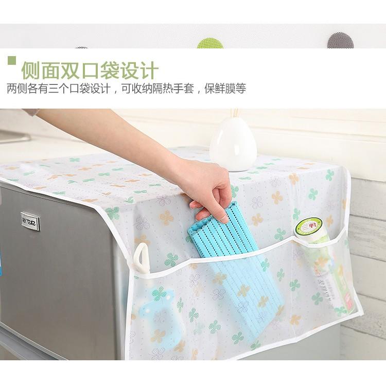 Bạt Phủ Tủ Lạnh Có Túi 2 Bên