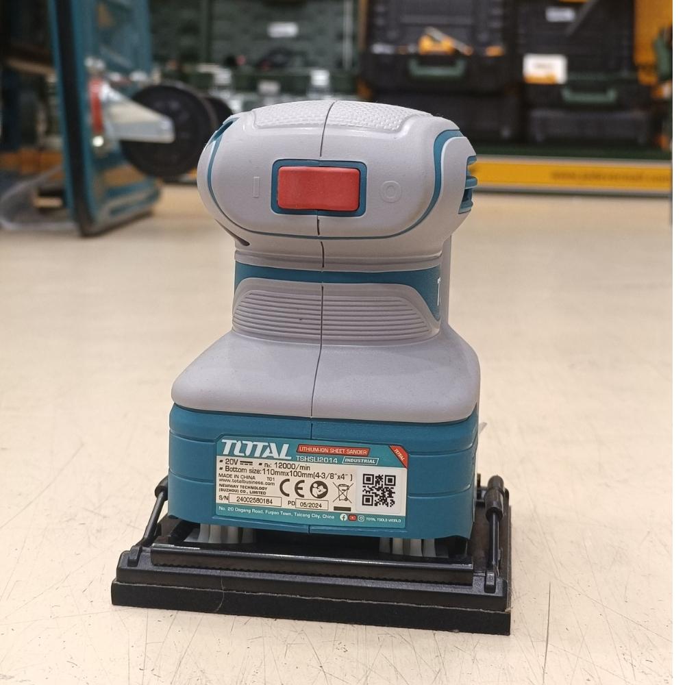 MÁY CHÀ NHÁM VUÔNG DÙNG PIN LITHIUM-ION 20V (KHÔNG KÈM PIN &amp; SẠC) TOTAL TSHSLI2014 - HÀNG CHÍNH HÃNG