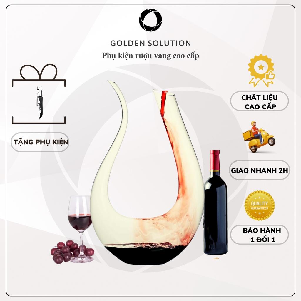 Bình Rót Rượu Vang, Bình Thở Đựng Rượu Vang Thiên Nga, Decanter 1200ml