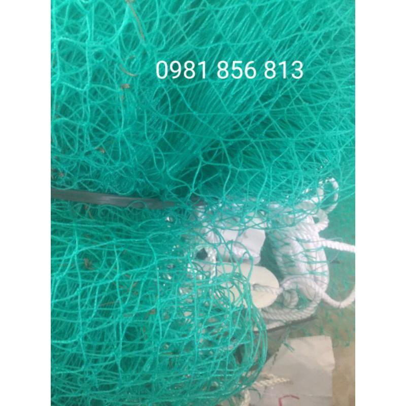 Lưới vét cá – Lưới quét cá ao hồ cước Thái mắt 4cm dài 30 cao 2m5 túi 5m siêu bền siêu thoáng