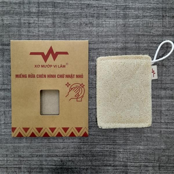 Miếng Rửa Chén Xơ Mướp Vi Lâm Chuyên Gia Rửa Sạch Bát Đĩa Xoong Nồi - Không Hại Da Tay - Thân Thiện Môi Trường