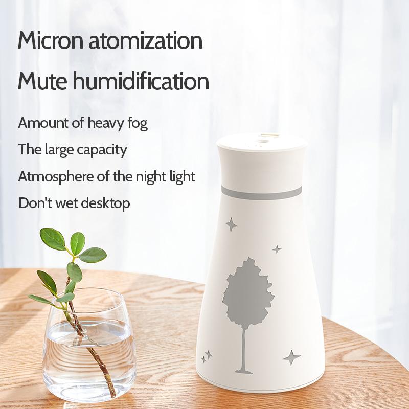 Máy Phun Sương Tạo Độ Ẩm USB Di Động Siêu Âm Thanh Hoa Khuếch Tán Thoáng Mát Atomizer Máy Tạo Độ Ẩm Không Khí Máy Lọc Có Đèn Xe Ô Tô Văn Phòng Nhà