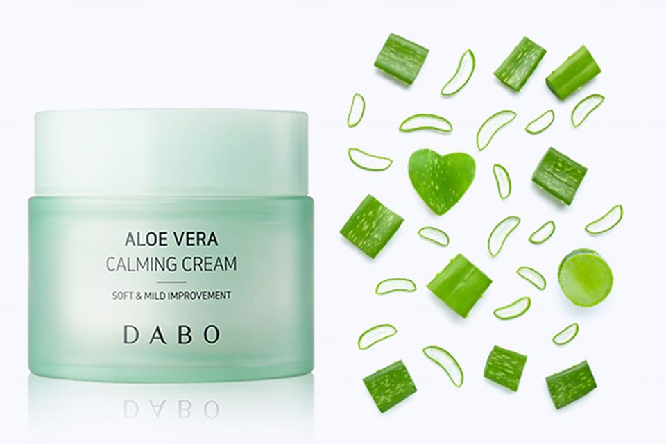 Kem dưỡng trắng da Lô Hội cao cấp Dabo Aloe Vera Calming Cream ( 50ml )