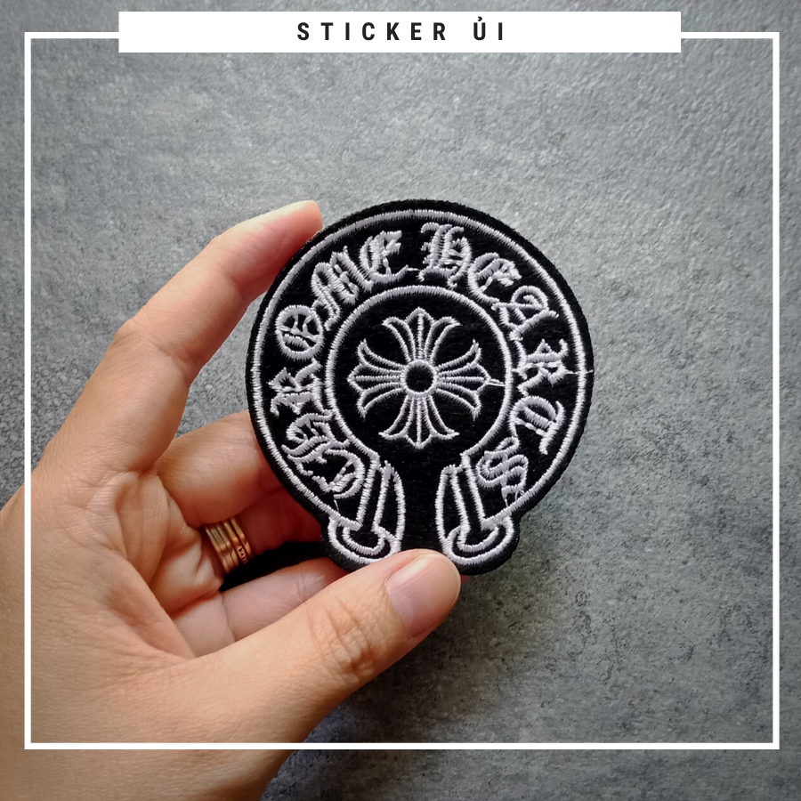 Phụ kiện trang trí áo thun tay lỡ unisex: Logo Sticker Patch Ủi Quần Áo, BALO, quần jogger chuẩn local brand streetstyle