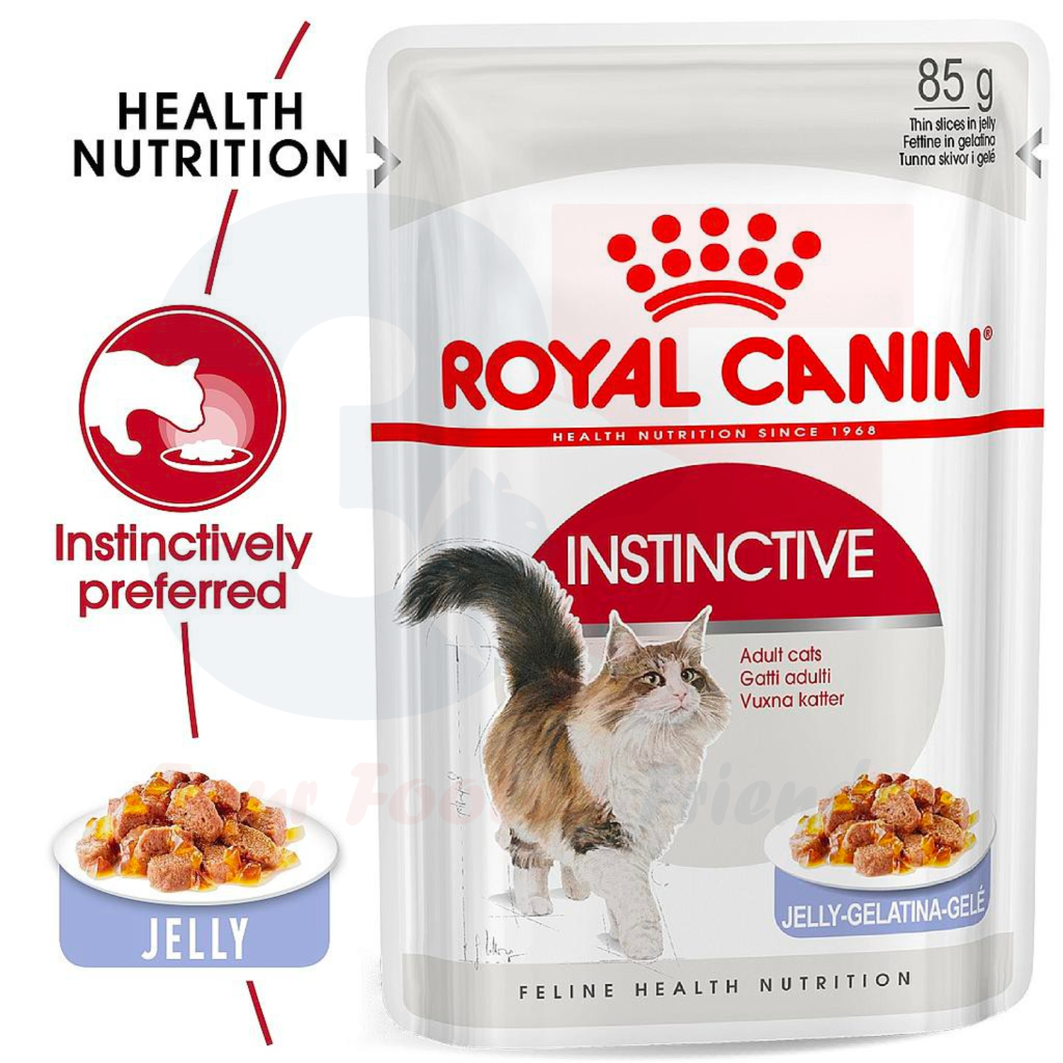 Pate Thức Ăn Ướt Dành Cho Mèo Trưởng Thành Royal Canin Instinctive - Gói 85g