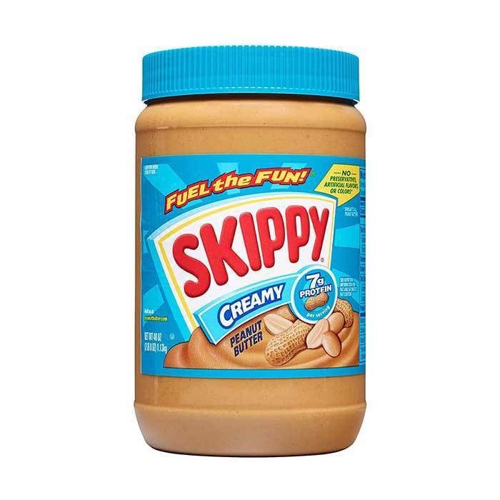 [Date 02/2025] Set 2 Hộp Bơ Đậu Phộng Mịn Skippy Cream Peanut Butter của Mỹ 2.72kg