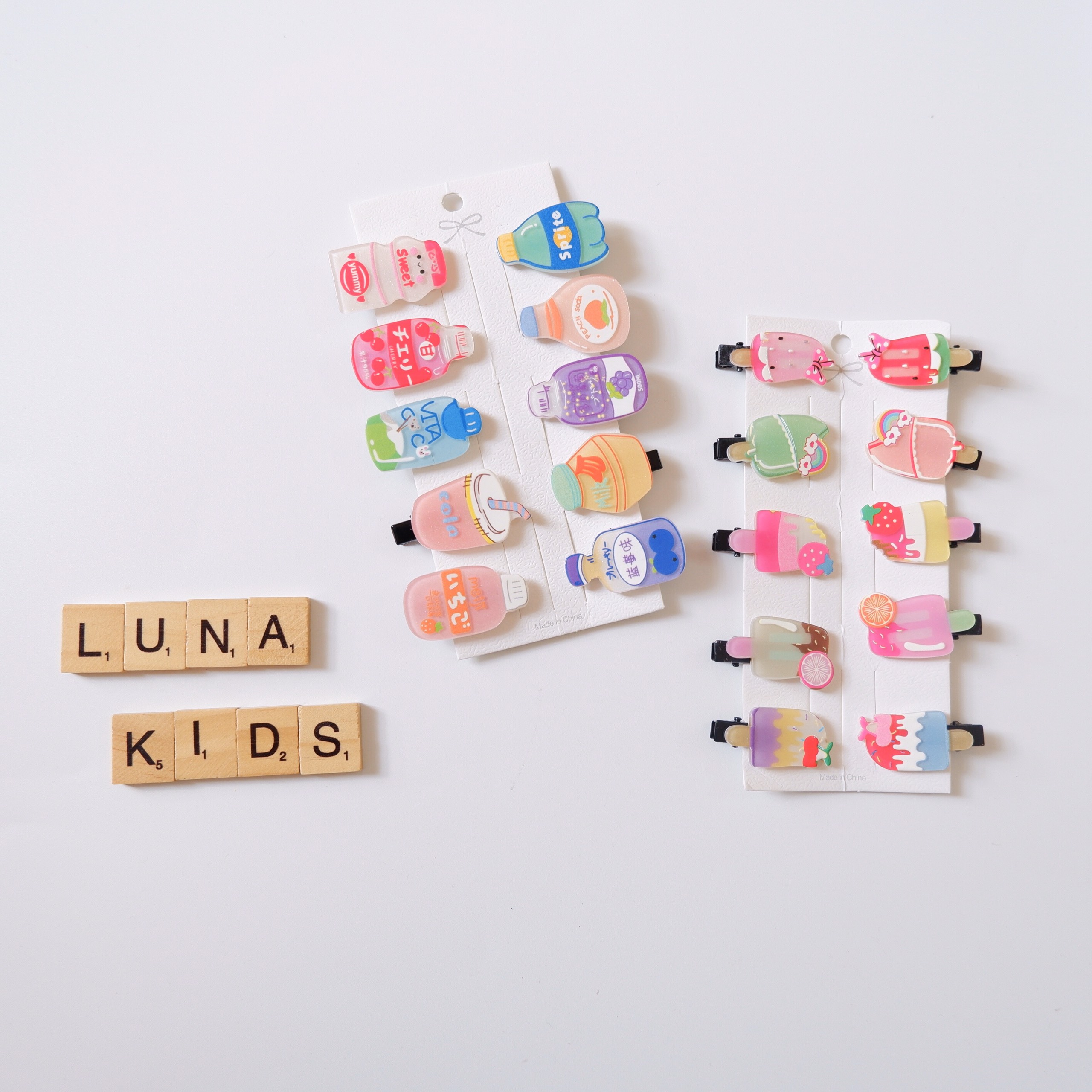 Kẹp tóc cho bé KT05 - LunaKids [Ảnh thật