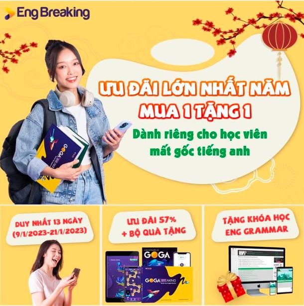 Eng Breaking -  Khóa học giao tiếp tiếng anh