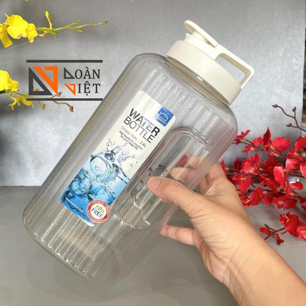BÌNH ĐỰNG NƯỚC Lock and Lock nhựa nguyên sinh PP không thãi nhiễm vào thực phẩm -An toàn sức khoẻ