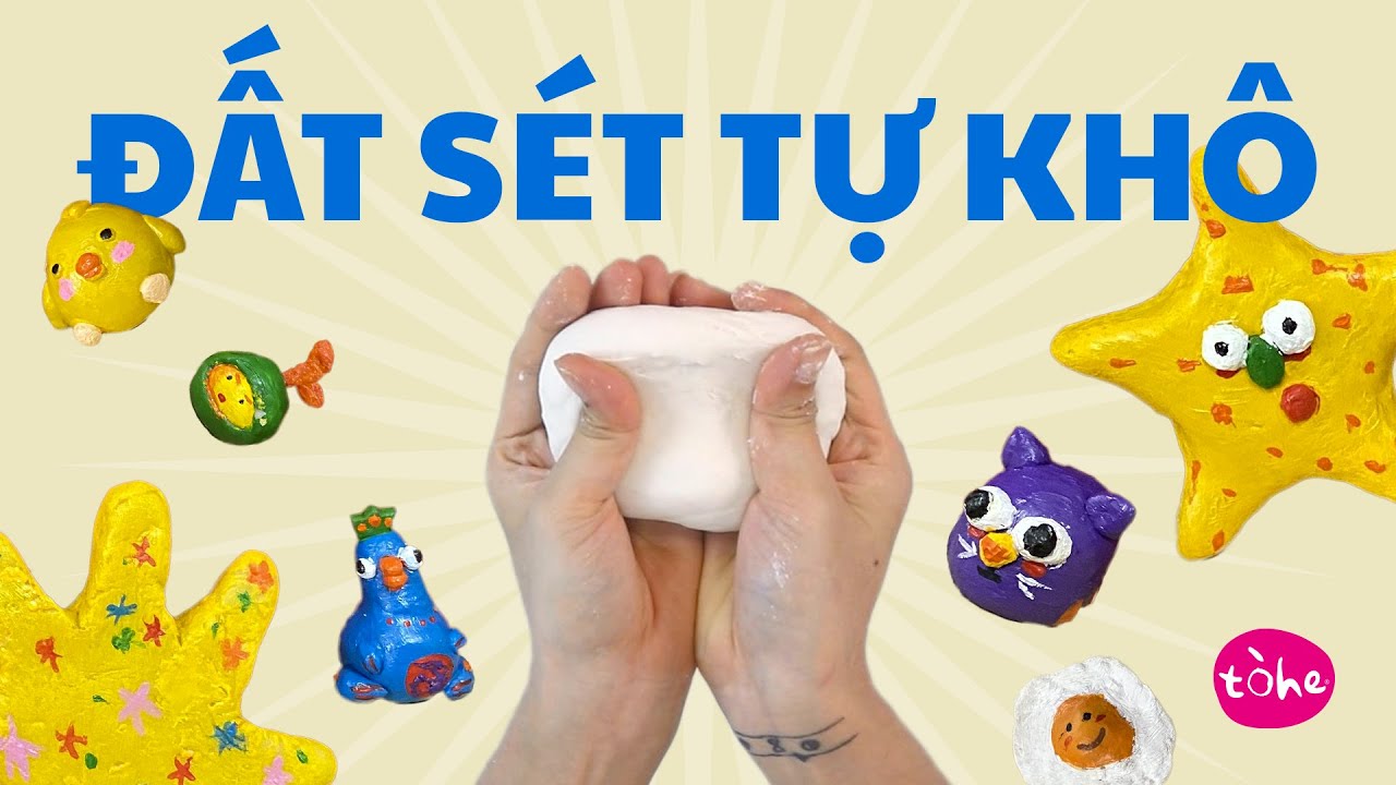 Đất Sét Nặn Tự Khô Softclay Tạo Hình, Làm Butter Slime Tặng Kèm Bộ Dụng Cụ