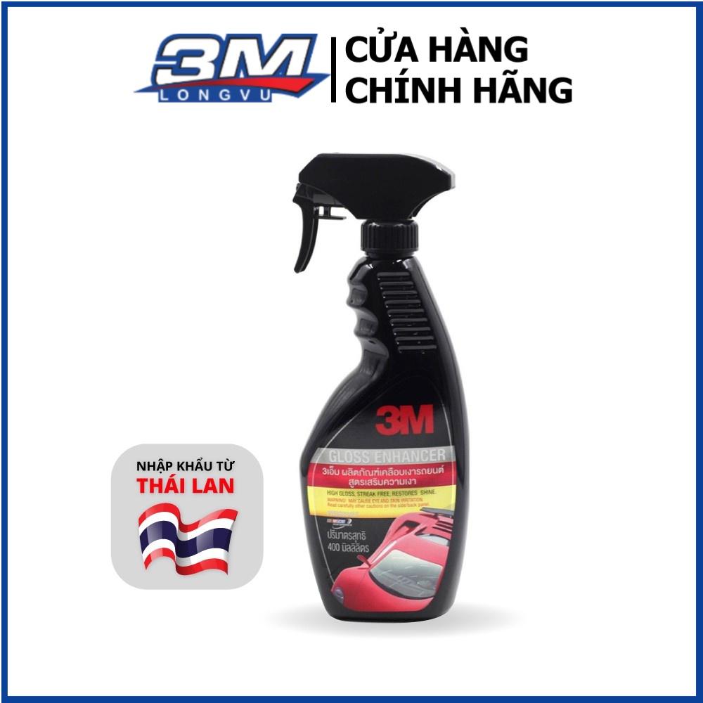 Chai xịt tăng độ bóng sơn 3M Gloss Enhancer 39034 LT 400ml - 3M Long Vu